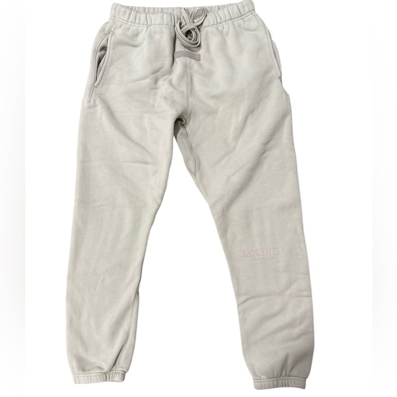 Essentials Fear of God Sweatpants Beige Taupe Small - Picture 2 of 7